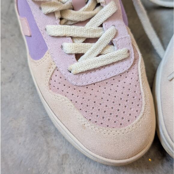 VEJA V-10 Lavander Leather Suede Barbicore Low Top Sneakers, size EU 37/US 6 - Picture 5 of 9